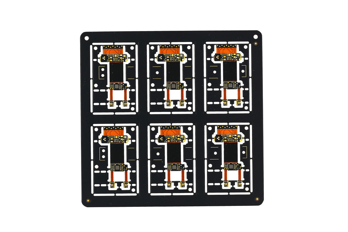 에니그 처리 다층 플렉스 PCB 딱딱한 플렉스 0.5-10Mm 굽기 반지름 Fr4/폴리마이드/Pet