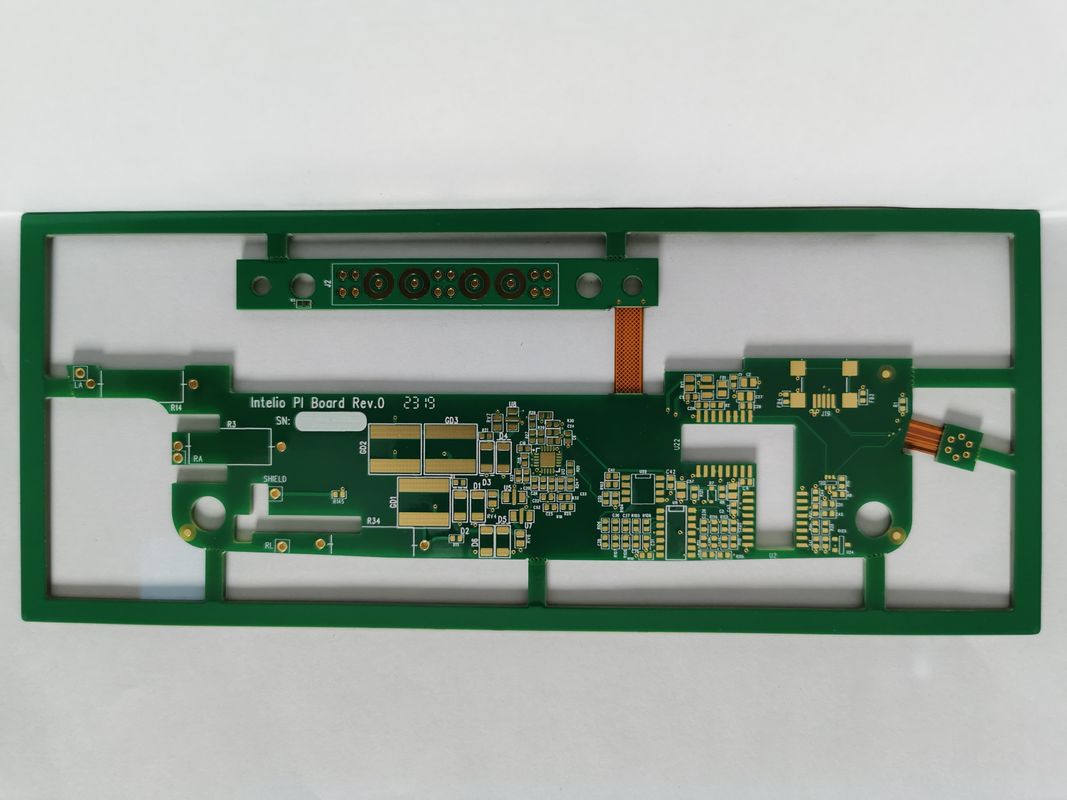4층 PCB 보드 유연한 굽는 PCB 산포리화 코팅 Hasl Lf 마무리