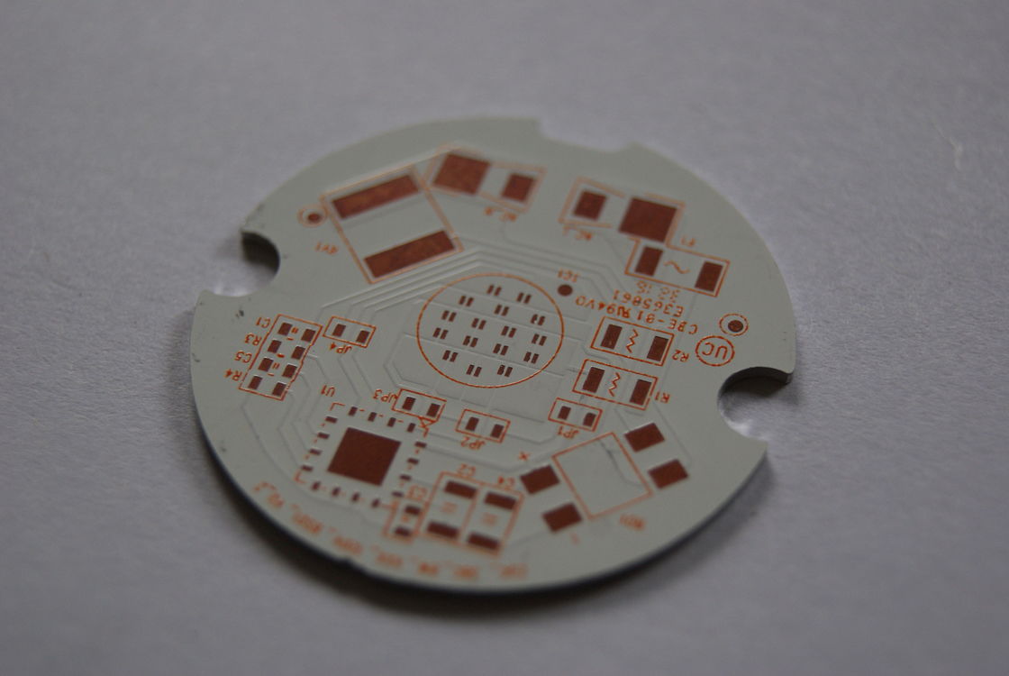 흰색 노란색 몰입 은 PCB 기본 보드 0.5-6.0oz 구리 IMS 회로 보드