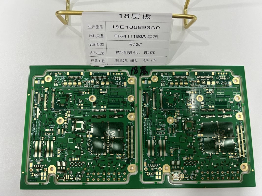 밀도 인터 커넥터 6-32L HDI PCB 보드 3/3 밀리 0.25mm BGA IT180 ENIG3-8u