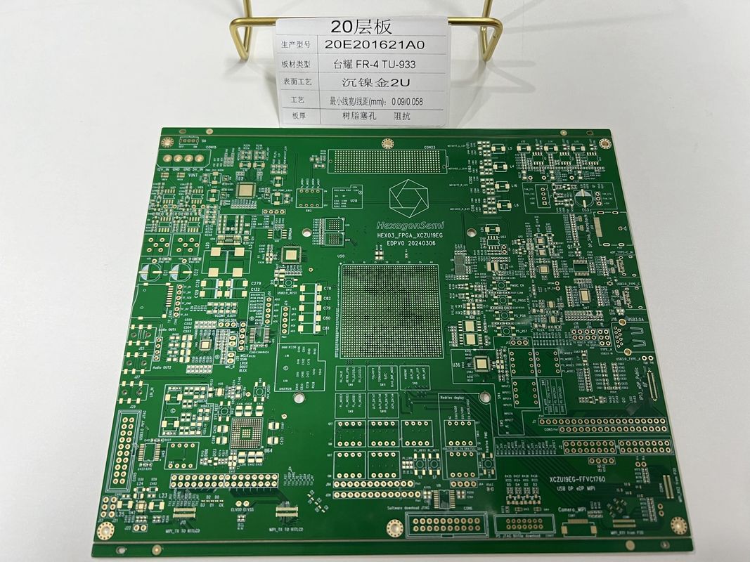 특수 요구 사항 램프 소켓 및 100%E 테스트 시험용 고속 PCB 보드