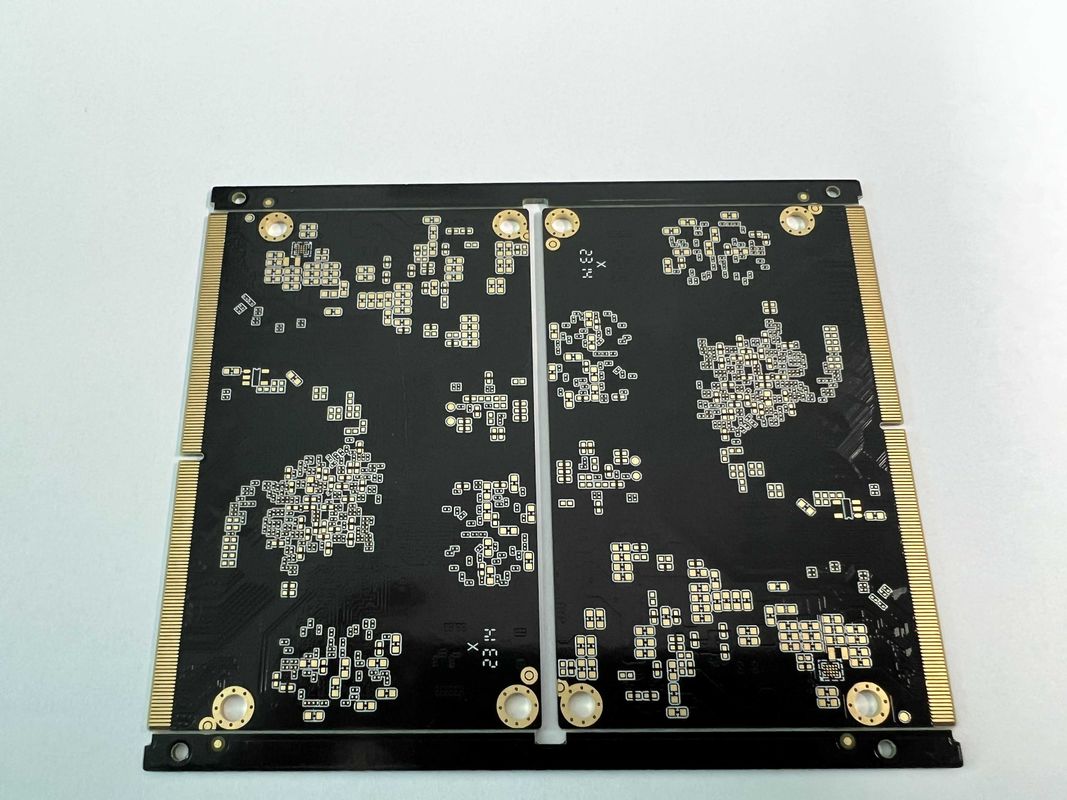 높은 측면 비율 10 1 HDI PCB 보드 P1.5 간격과 0.3mm 미니 Bga 피치