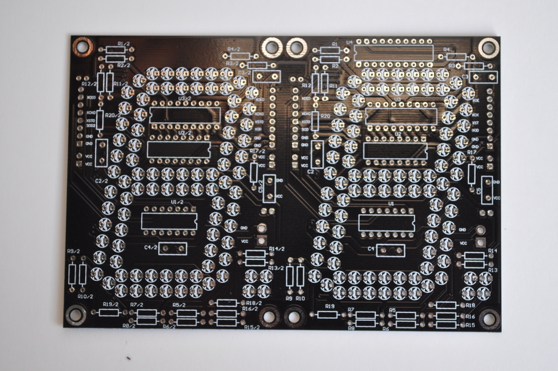 표준 기술 이중 계층 PCB 1.6mm 보드 두께